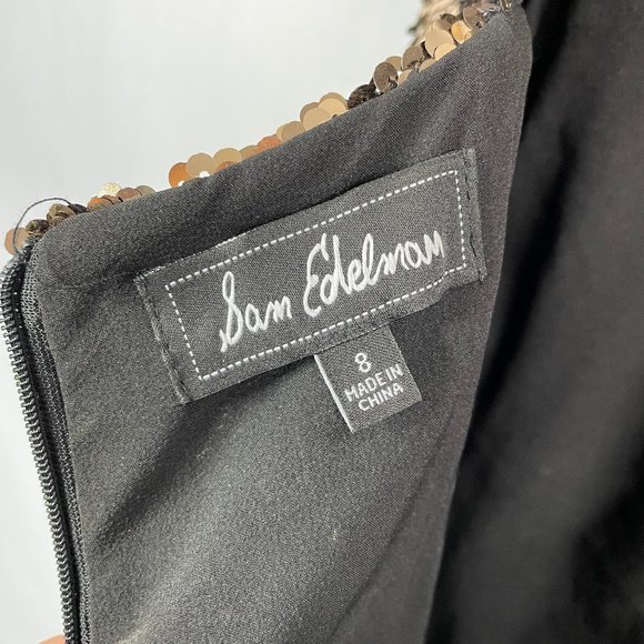 SAM EDELMAN Cap Sleeve Sequin Dress - Picture 4 of 6